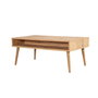 Hanah Home Viva - 200 Mesa de centro de 2 niveles en Pino Atlántico